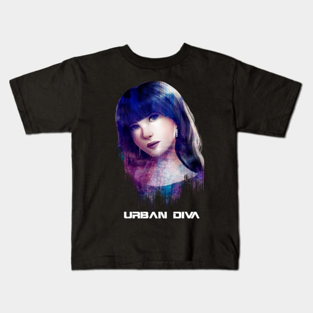 Urban Diva 12 Kids T-Shirt by raulovsky